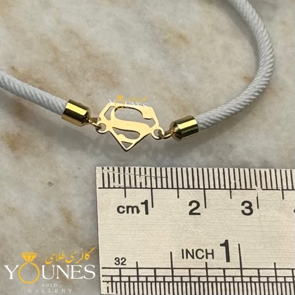 دستبند سوپرمن طلا لیزری